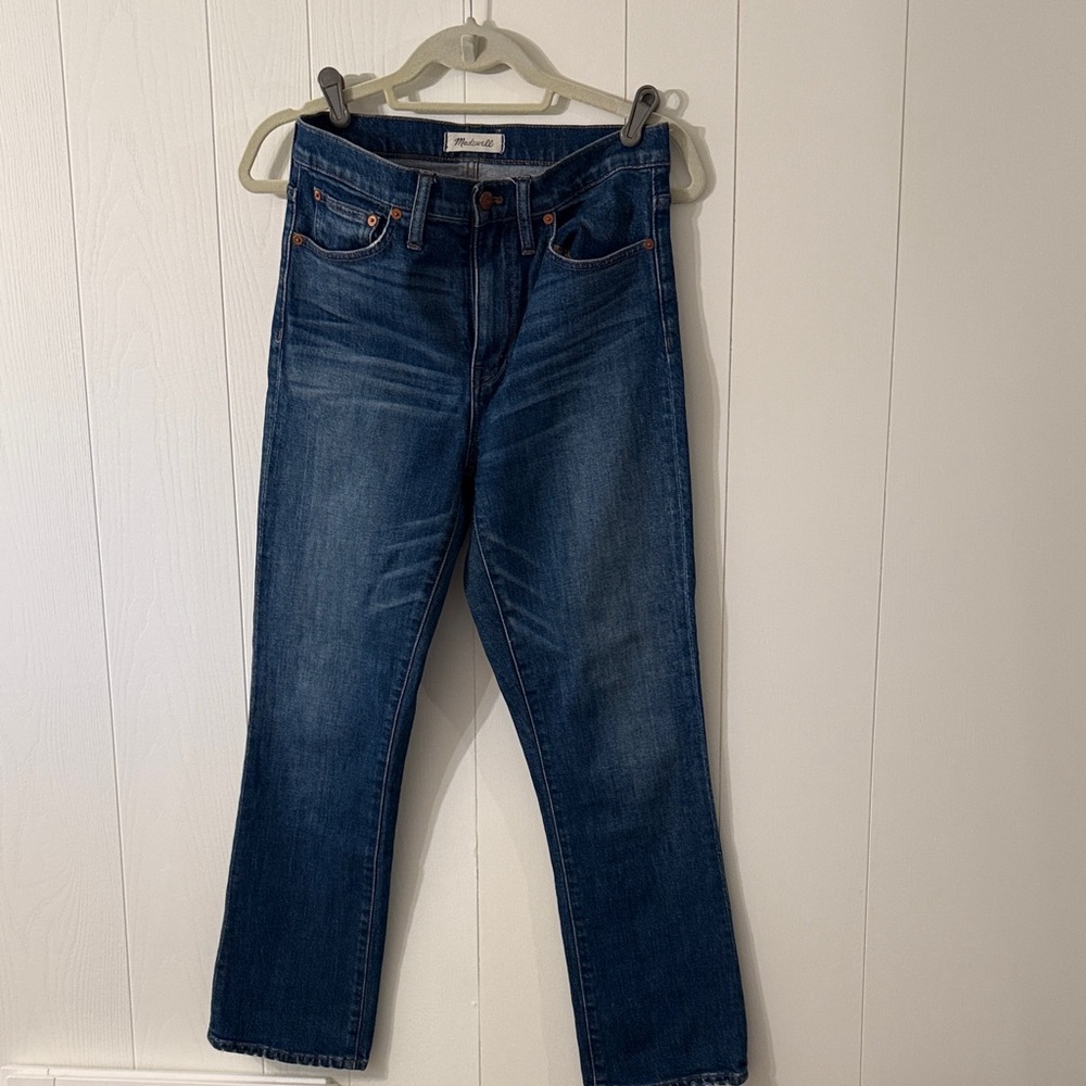 Madewell Dark Indigo Bootcut Jeans